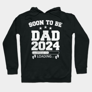 Soon To Be Dad 2024 Loading Baby Feet Hoodie
